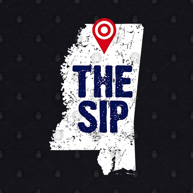 The Sip, Mississippi, State of Mississippi, Map Art, Map, Location, Oxford, Oxford ms, Oxford Mississippi by TheShirtGypsy